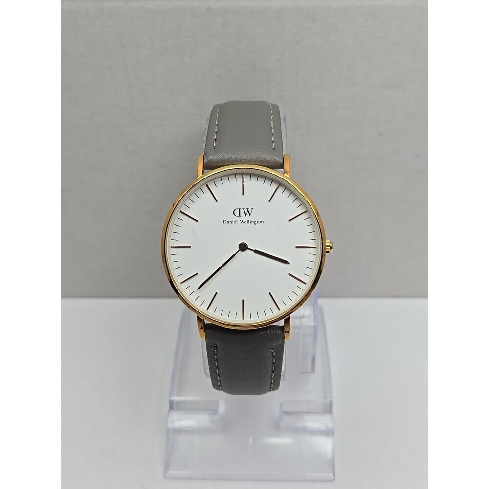 Daniel Wellington Canterbury 36mm Rose Gold Red White Blue Nato Strap New Batt